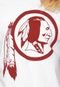 Camiseta New Era Bicolor Washington Redskins Branca/Bordô - Marca New Era