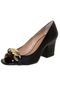 Peep Toe Tabita Corrente Preto - Marca Tabita