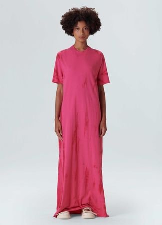 Vestido Osklen Mc Tie Dye Pink