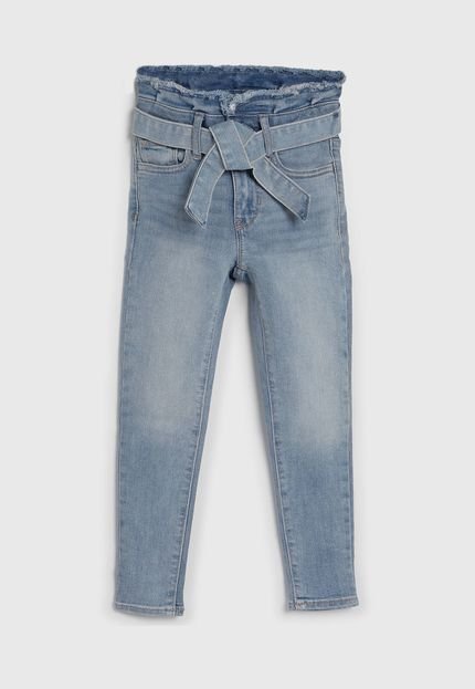 Calça Jeans Jeans GAP Infantil Cinto Azul - Marca GAP