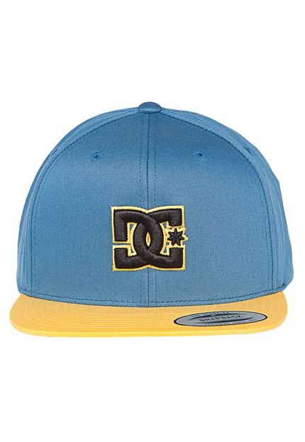 Boné Dc Shoes Snappy M Hats Azul/Amarelo - Marca DC Shoes