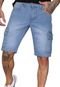 Bermuda Masculino Alleppo Cargo Jeans Claro Bari - Marca Alleppo Jeans