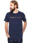 Camiseta Quiksilver Slim Fit Lettering Azul Marinho - Marca Quiksilver