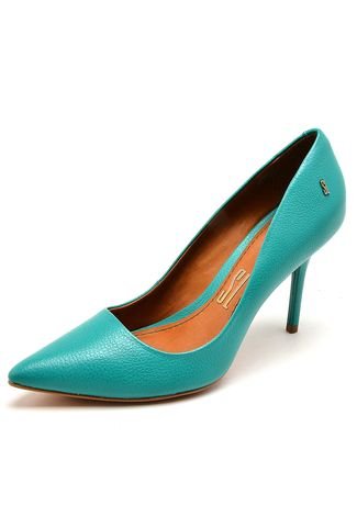 Scarpin sales verde dafiti