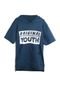 Camiseta Extreme Menino Escrita Azul - Marca Extreme