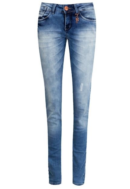 Calça Jeans Denuncia Skinny Dany Azul - Marca Denuncia