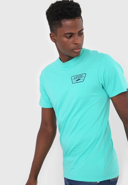 Camiseta Vans Full Patch Back Ss Verde - Marca Vans