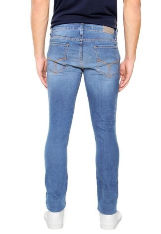 Calça Jeans Calvin Klein Jeans Skinny Bigode Azul