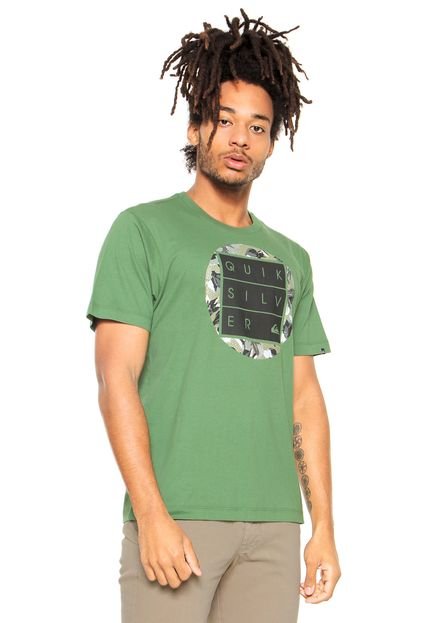 Camiseta Quiksilver Stripe Verde - Marca Quiksilver