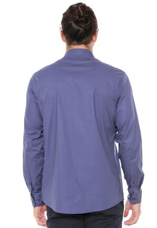 Camisa Timberland Reta Essencial Color Copen Azul