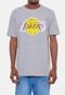 Camiseta NBA Transfer Los Angeles Lakers Cinza Mescla - Marca NBA
