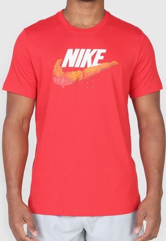 Camiseta Nike Sportswear Asbury Ss Crew Vermelha