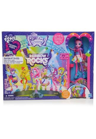 Conjunto Equestria Girls Palco Pop My Little Pony Hasbro