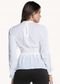 BLUSA FEMININA COM RENDA E LASTEX NA CINTURA  Off White - Marca Art Livre