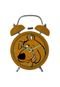 Relógio de Mesa Hanna Barbera Metal Scooby Doo 11,8cmx5,7cmx17cm Marrom - Marca Hanna Barbera