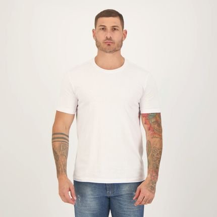 Camiseta Premium Basic Branca - Marca Licenciados Futebol