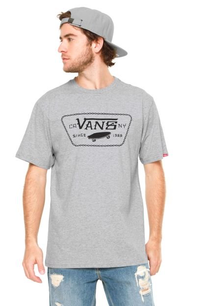 Camiseta Vans Full Chain Cinza - Marca Vans