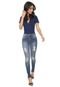 Calça Jeans Biotipo Skinny Destroyed Azul - Marca Biotipo