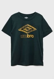 Polera Umbro Fun Logo T-Shirt Verde - Calce Holgado