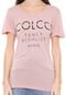 Camiseta Colcci Fancy Wishlist Rosa - Marca Colcci