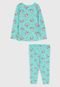 Pijama Kyly Longo Infantil Full Print Verde - Marca Kyly