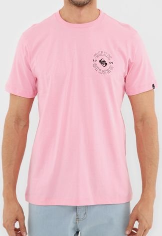 Camiseta Quiksilver Cosmic Thoug Rosa