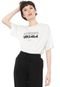 Camiseta Colcci Amanheci Cansada Off-White - Marca Colcci