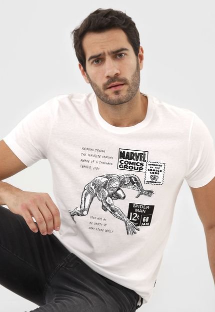 Camiseta Forum Marvel Off-White - Marca Forum