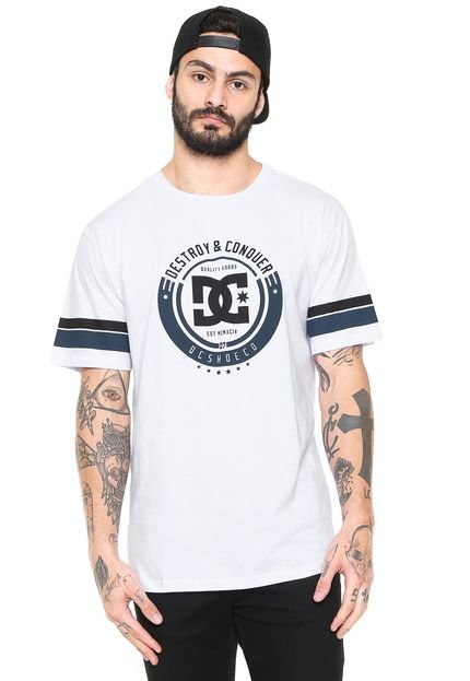 Camiseta DC Shoes Smashed Branca - Marca DC Shoes