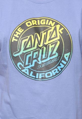 Camiseta Santa Cruz Cale Fade Azul