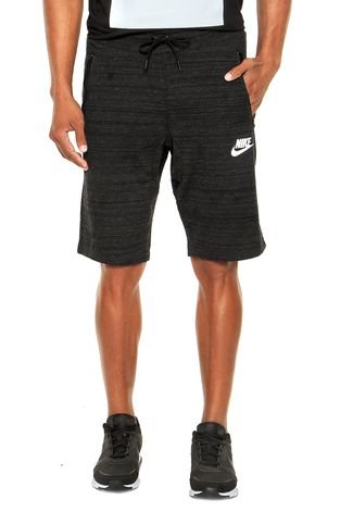 Bermuda Nike Sportswear Av15 Short Knit Preta