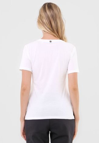 Blusa Calvin Klein Logo Branca