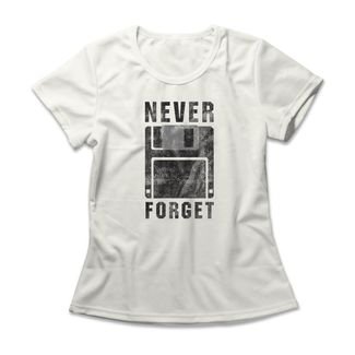 Camiseta Feminina Never Forget - Off White - Off White