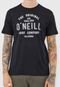 Camiseta O'Neill Lettering Preta - Marca O'Neill