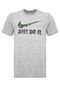 Camiseta Nike Sportswear Floral Swoosh Cinza - Marca Nike Sportswear