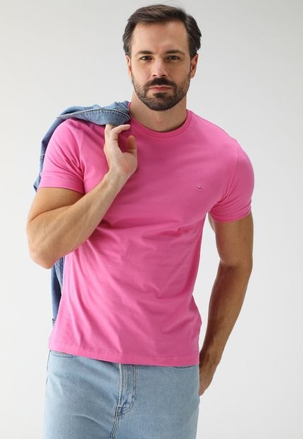 Camiseta Aramis Slim Mini Icon Rosa - Marca Aramis