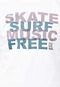 Camiseta Fatal Surf Skate Branca - Marca Fatal Surf