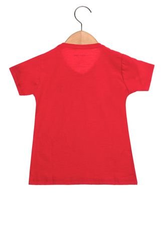Camiseta Manga Curta Tigor T. Tigre Infantil  Logo Vermelha