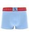 Cueca Calvin Klein Underwear Boxer Lettering Azul - Marca Calvin Klein Underwear