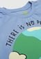 Camiseta Tricae Eco & Fun Em Algodão Consciente Infantil Planet B Azul - Marca Tricae Eco & Fun