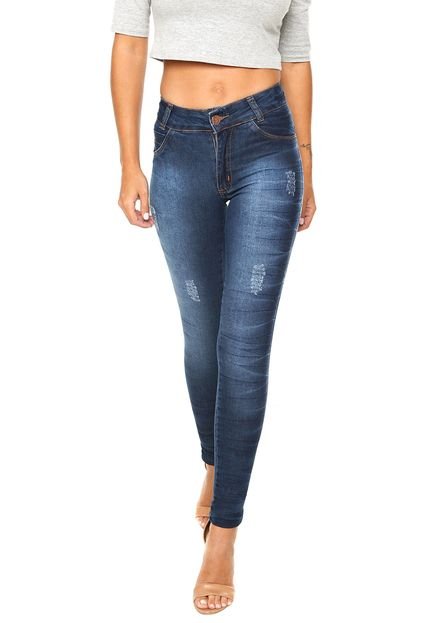 Calça Jeans GRIFLE COMPANY Skinny Detalhe Azul - Marca GRIFLE COMPANY