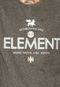 Camiseta Element Lion Sl Cinza-Escuro - Marca Element