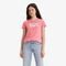 Camiseta Levi's® The Perfect Rosa Manga Curta - Marca Levis