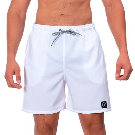 Short Masculino Bermuda Confortável Premium Moda Praia Branco - Marca W2