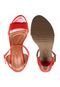 Sandália Comfortflex Verniz Vermelha - Marca Comfortflex