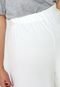Calça de Pijama Hering Pantalona Canelada Off-White - Marca Hering