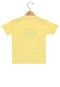 Camiseta Kyly Manga Curta Menino Amarelo - Marca Kyly