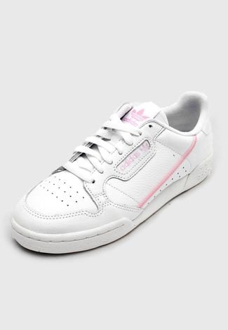 Tênis adidas Originals Continental 80 W Branco/Rosa