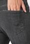 Calça Cropped Jeans Lauren Ralph Lauren Skinny Estonada Preta - Marca Lauren Ralph Lauren