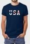 Camiseta Masculina Marinho USA Algodão Premium Benellys - Marca Benellys